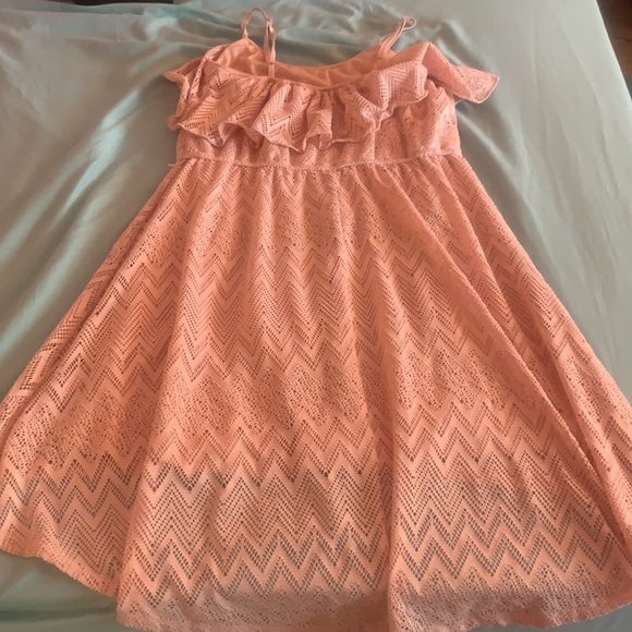 Pink Lace Dress - Picture 2 of 2